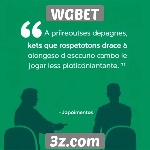 Depoimentos de jogadores sobre a experiência em WGBET